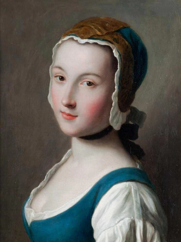 Ritratto di giovane donna con cuffia